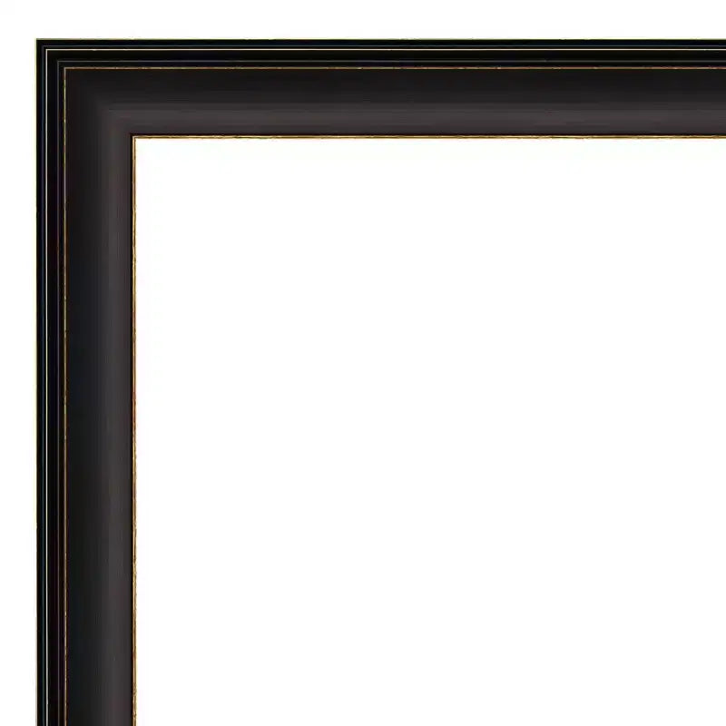 Miroir mural trio non biseauté 23" x 29" en bronze huilé – Amanti Art : Rectangle moderne, fixation incluse