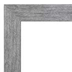 Miroir mural rustique encadré en écorce gris 25" x 25" - Amanti Art : Biseauté carré, Décoration d'entrée, Aucun assemblage requis