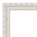 Miroir mural en bois Opera 61x76 cm, rectangulaire moderne, aucun assemblage requis - Amanti Art