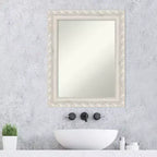 Miroir mural en bois Opera 61x76 cm, rectangulaire moderne, aucun assemblage requis - Amanti Art