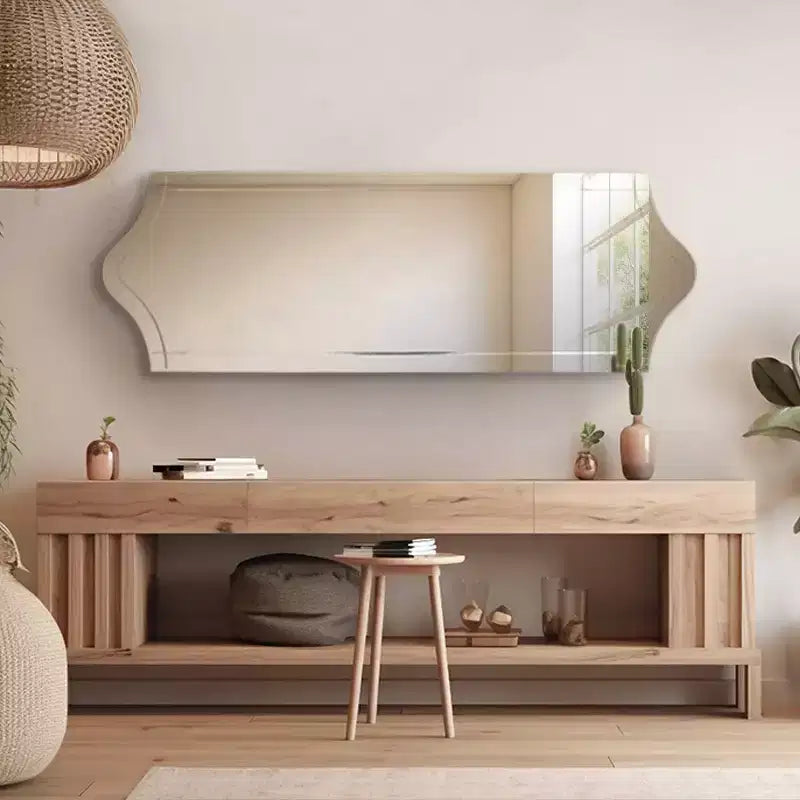 Miroir mural Howard Elliott 60"x20" pleine longueur sans cadre Collection Whitby : Rectangle moderne, aucun assemblage requis, montage MDF