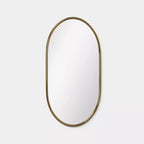 Miroir mural à cadre métallique 24"x36" doré - Threshold™