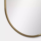 Miroir mural à cadre métallique 24"x36" doré - Threshold™