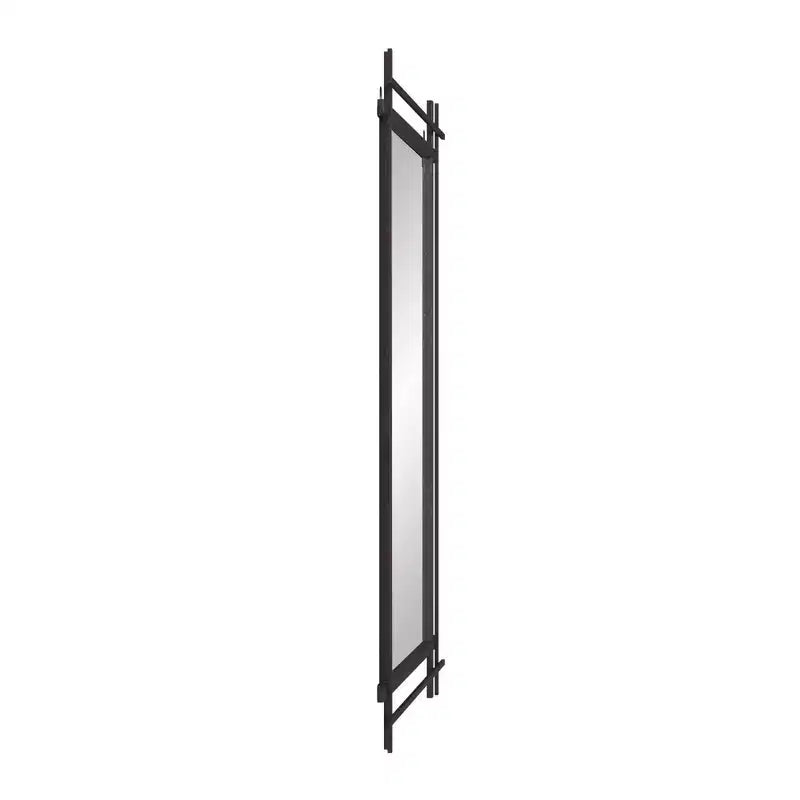 Miroir mural rectangulaire Howard Elliott 27"x38" doré à cadre orné : Style moderne, cadre en polyuréthane, aucun assemblage requis