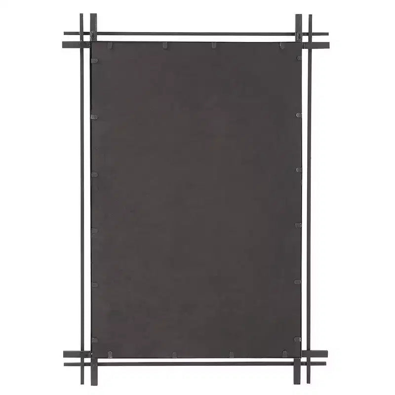 Miroir mural rectangulaire Howard Elliott 27"x38" doré à cadre orné : Style moderne, cadre en polyuréthane, aucun assemblage requis
