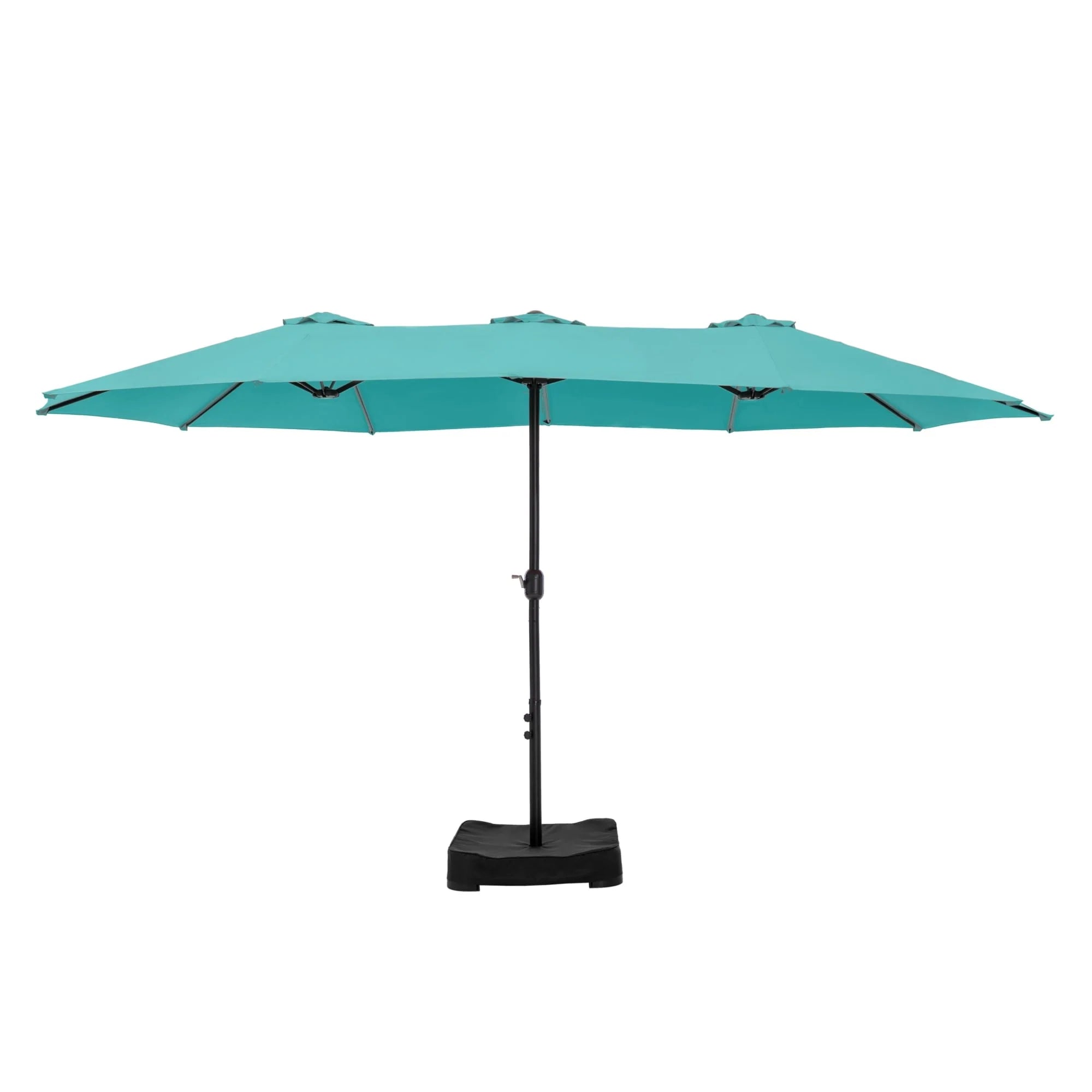 MAISON ARTS Grand Parasol Double Face de 4,5 m avec Base Incluse pour Patio