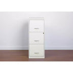 Classeur vertical intelligent de 45,7 cm de profondeur à 3 tiroirs de largeur Lettre Space Solutions Blanc perle