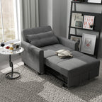 Canapé-lit convertible 3-en-1, Canapé-chaise dépliable, Lit pliant convertible pour salon