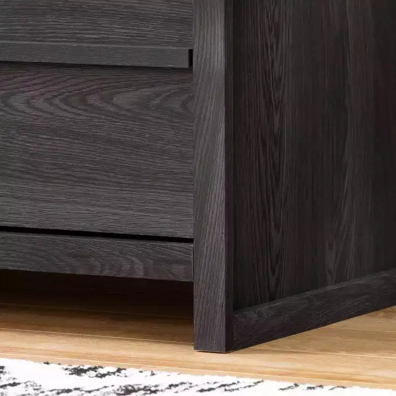 Commode à 5 tiroirs pour enfant South Shore Tao, chêne gris : commode verticale, quincaillerie anti-basculement, meubles pour adolescents et enfants