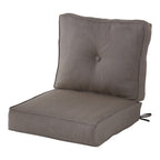 Ensemble de deux coussins d'extérieur haut de gamme Sunbrella pour assise profonde
