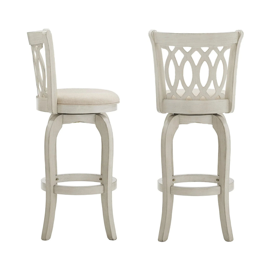 Tabouret de bar pivotant Rovinj Scroll Back