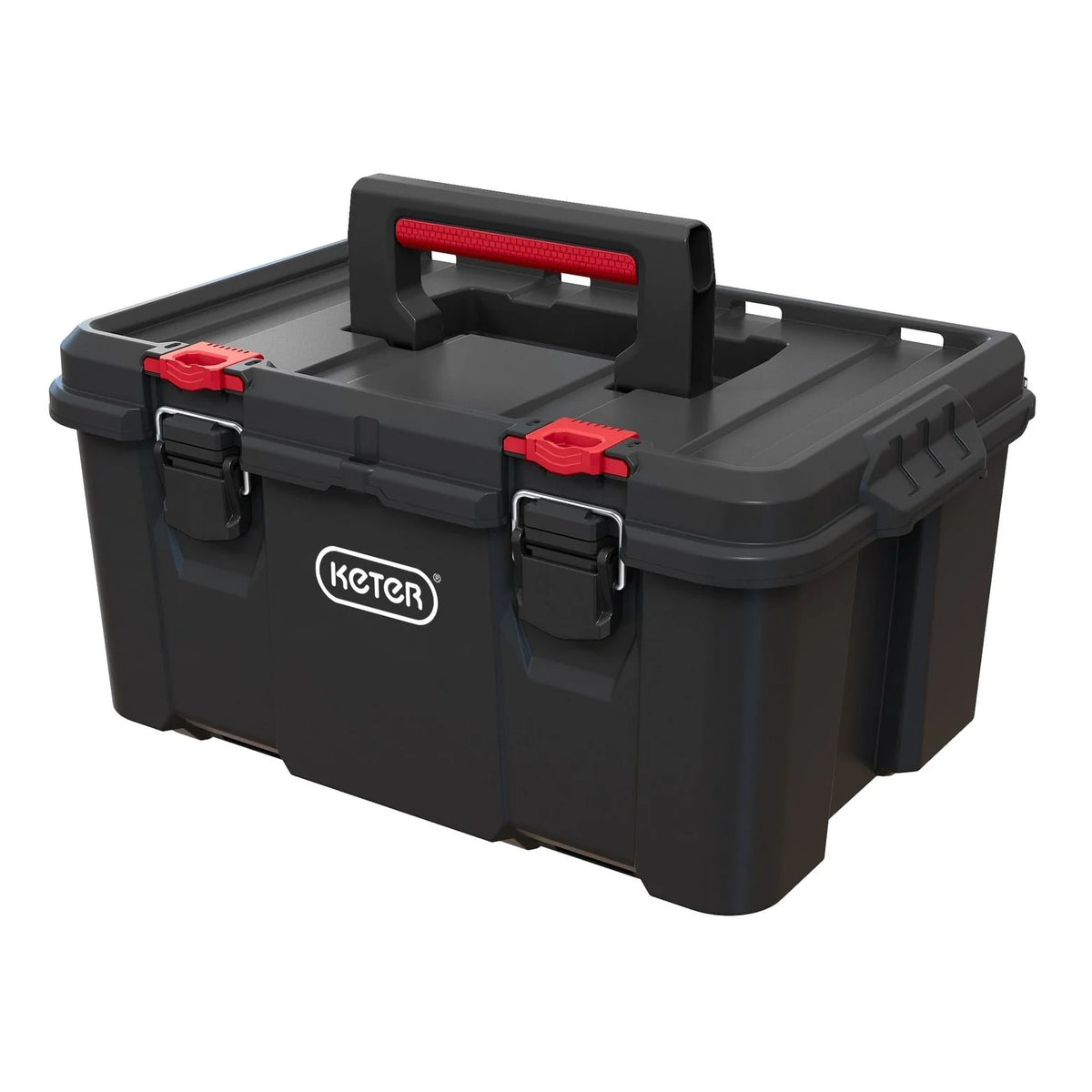 Keter Stack-n-Roll – Système modulaire 3 pièces de rangement et d'organisation d'outils mobile en résine durable