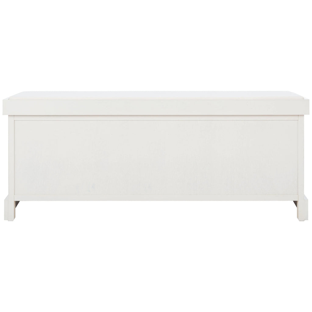 Banc de rangement SAFAVIEH Fiorello 3 tiroirs avec coussin - 47,3 L x 15 P x 19 H - 47Lx15Px19H