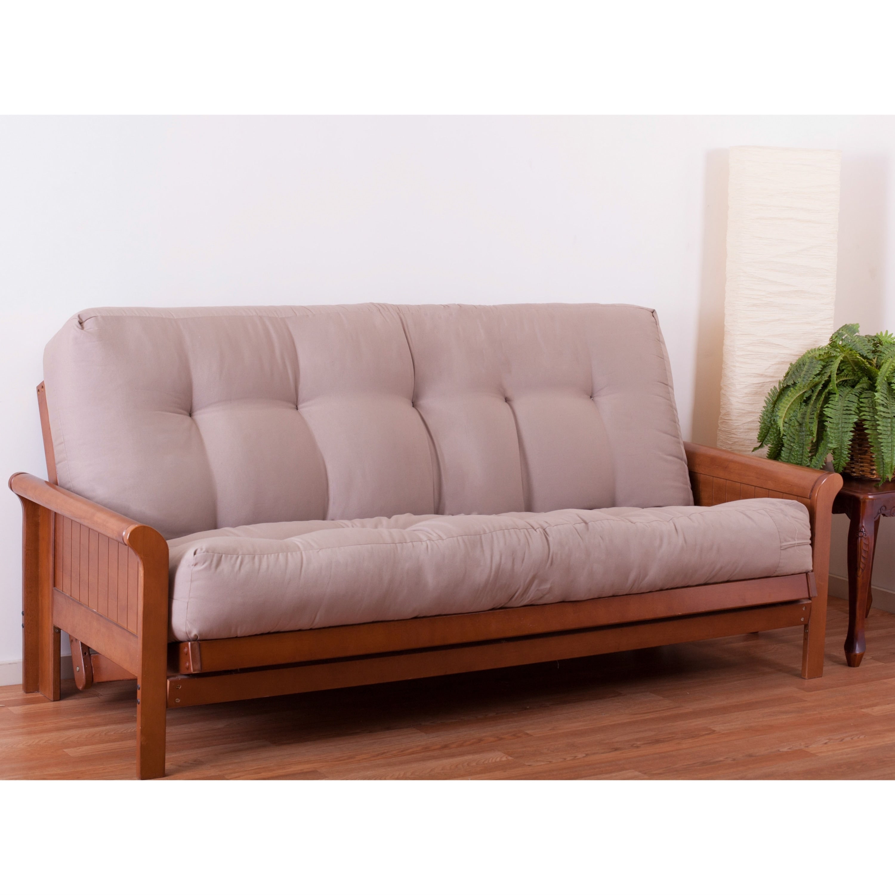 10-inch Thick Twill Futon Mattress (Twin, Full, or Queen)