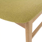 Ensemble de salle à manger GDFStudio Balfern 5 pièces, style moderne du milieu du siècle, en bois et rembourré