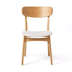Ensemble de salle à manger GDFStudio Balfern 5 pièces, style moderne du milieu du siècle, en bois et rembourré