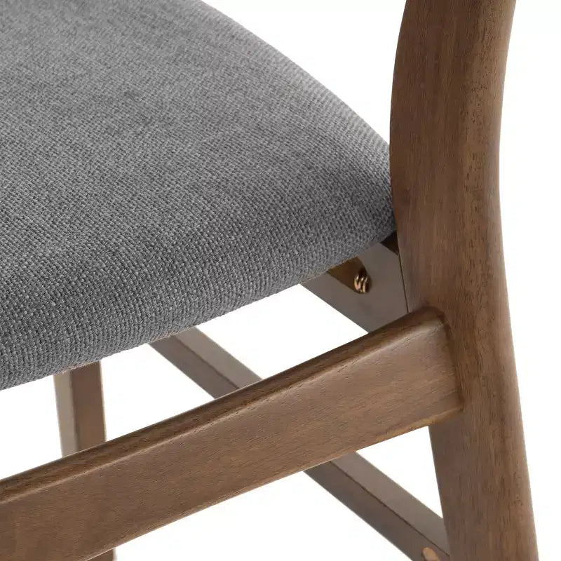 Ensemble de salle à manger GDFStudio Balfern 5 pièces, style moderne du milieu du siècle, en bois et rembourré