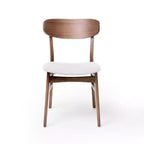 Ensemble de salle à manger GDFStudio Balfern 5 pièces, style moderne du milieu du siècle, en bois et rembourré