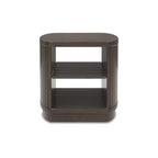 Signature Design by Ashley Korestone Table d'appoint contemporaine avec étagère de rangement, marron foncé