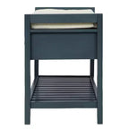 Banc de rangement multifonction Whisen pour entrée avec coussin amovible et tiroirs