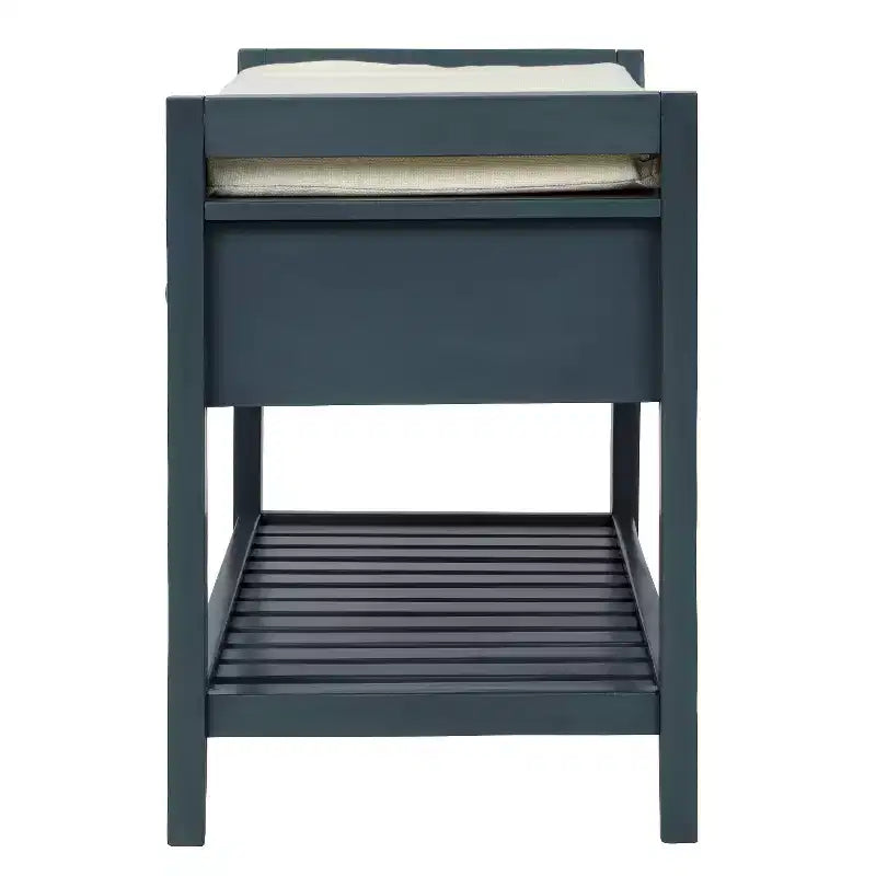 Banc de rangement multifonction Whisen pour entrée avec coussin amovible et tiroirs