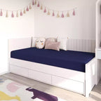 Emma and Oliver Blue Water-Resistant Memory Foam Mattress with Zippered Cover