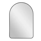 Miroir Mural PexFix avec Cadre Métallique, Angles Arrondis, pour Salle de Bain ou Décoration Murale, Lot de 2