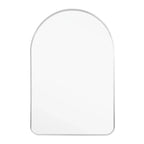 Miroir Mural PexFix avec Cadre Métallique, Angles Arrondis, pour Salle de Bain ou Décoration Murale, Lot de 2