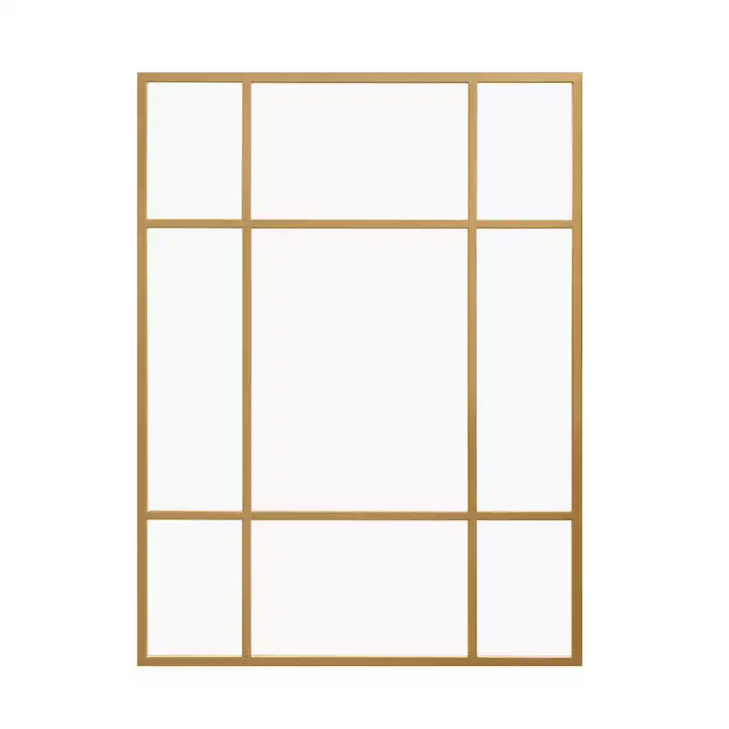 PexFix Miroir mural cintrée avec cadre en métal