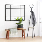 PexFix Miroir mural cintrée avec cadre en métal