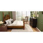 Commode horizontale Hitow à 10 tiroirs avec poignées rondes en métal, commode moderne