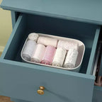 Commode horizontale Hitow à 10 tiroirs avec poignées rondes en métal, commode moderne