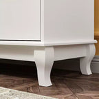 Commode horizontale Hitow à 10 tiroirs avec poignées rondes en métal, commode moderne