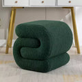 GDFStudio Mila 19.3 Ottoman/Repose-pieds Teddy en forme de S