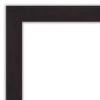 Kit de cadre de miroir de salle de bain Amanti Art Mirror Makeover - Cadre autocollant entièrement assemblé - Miroir NON inclus - Garniture Espresso Meuble