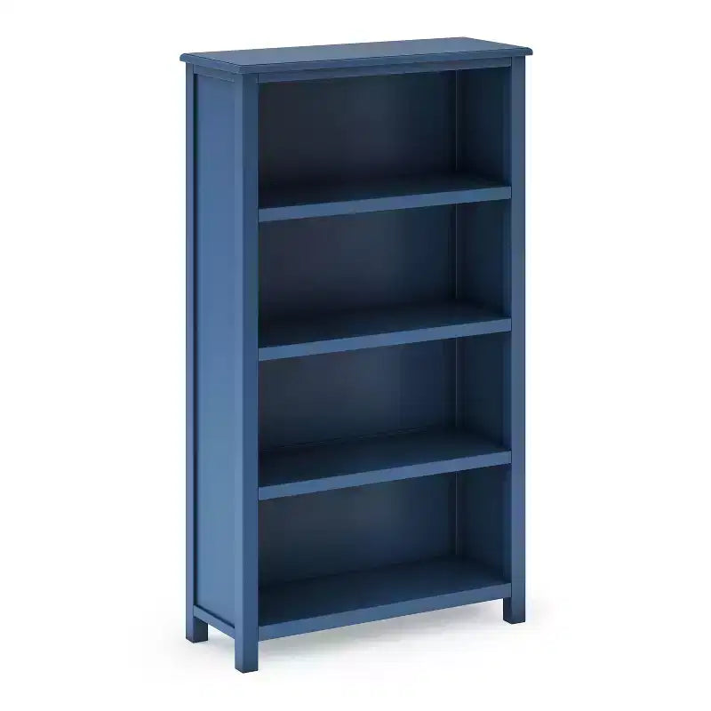 Guidecraft Taiga - Bibliothèque à 4 étagères - Unité de rangement et bibliothèque de 54 po pour chambres à coucher ou salles de jeux, Meuble en bois pour livres, jouets, fournitures scolaires