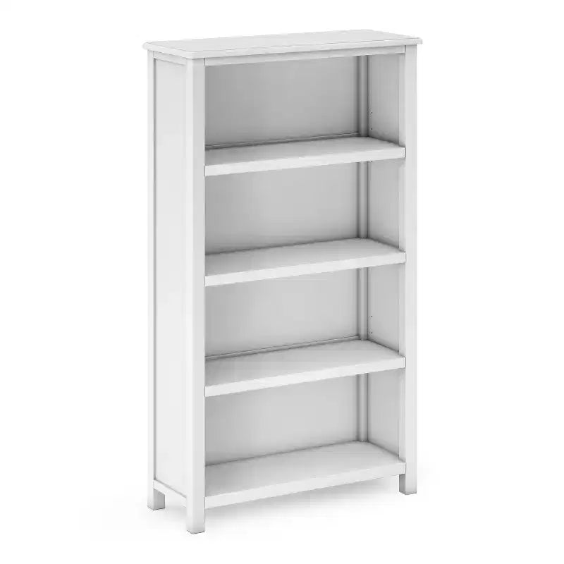 Guidecraft Taiga - Bibliothèque à 4 étagères - Unité de rangement et bibliothèque de 54 po pour chambres à coucher ou salles de jeux, Meuble en bois pour livres, jouets, fournitures scolaires