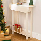 Table console en bois The Lakeside Collection avec rabat – H 76 cm –