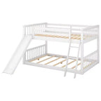 Lit superposé double Whisen Wood avec toboggan convertible et échelle