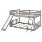 Lit superposé double Whisen Wood avec toboggan convertible et échelle