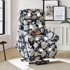 Fauteuil inclinable électrique Lori Lift Assist avec massage, chaleur et appui-tête manuel | ART OF LIVING DESIGNS