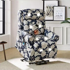 Fauteuil inclinable électrique Lori Lift Assist avec massage, chaleur et appui-tête manuel | ART OF LIVING DESIGNS