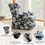 Fauteuil inclinable électrique Lori Lift Assist avec massage, chaleur et appui-tête manuel | ART OF LIVING DESIGNS