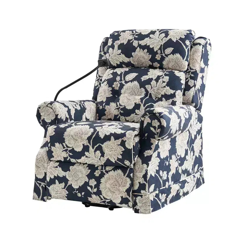 Fauteuil inclinable électrique Lori Lift Assist avec massage, chaleur et appui-tête manuel | ART OF LIVING DESIGNS