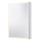 Fine Fixtures Frameless Mirrored Medicine Cabinet with LED Lighting