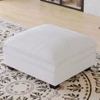 Canapé trois places en forme de L Christopher Knight Home 107,8 avec pouf