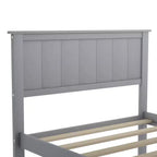 Lit plateforme Whisen Wood deux places avec tiroir de rangement