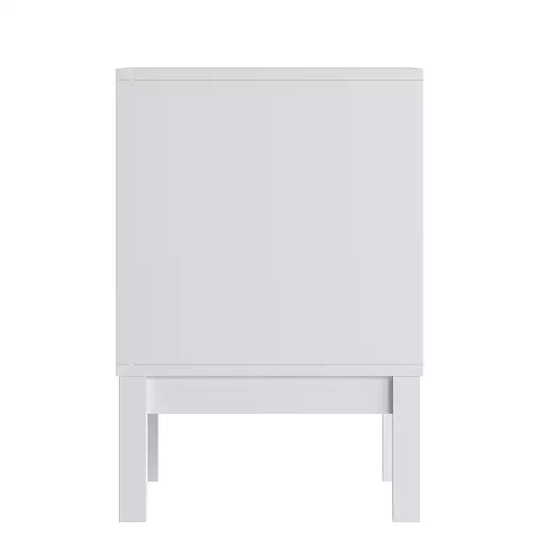 Flash Furniture Dallas Table de nuit en bois, Table d'appoint de chambre à coucher avec 2 tiroirs de rangement pour enfants