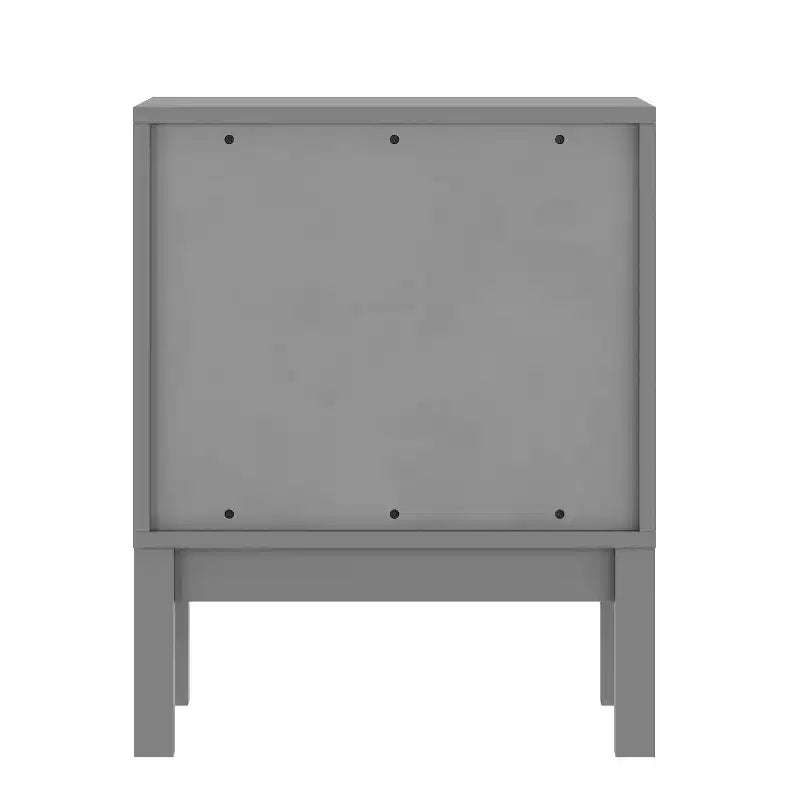 Flash Furniture Dallas Table de nuit en bois, Table d'appoint de chambre à coucher avec 2 tiroirs de rangement pour enfants