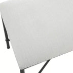 Banc Uttermost Avenham 24 po de largeur, en tissu blanc, petit